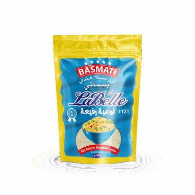 Riz Basmati LaBelle Doy Pack qualité supérieure 1 Kg